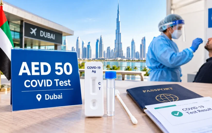 50 AED COVID Test Dubai Full 2026 Guide to Cost, Availability & Current Rules