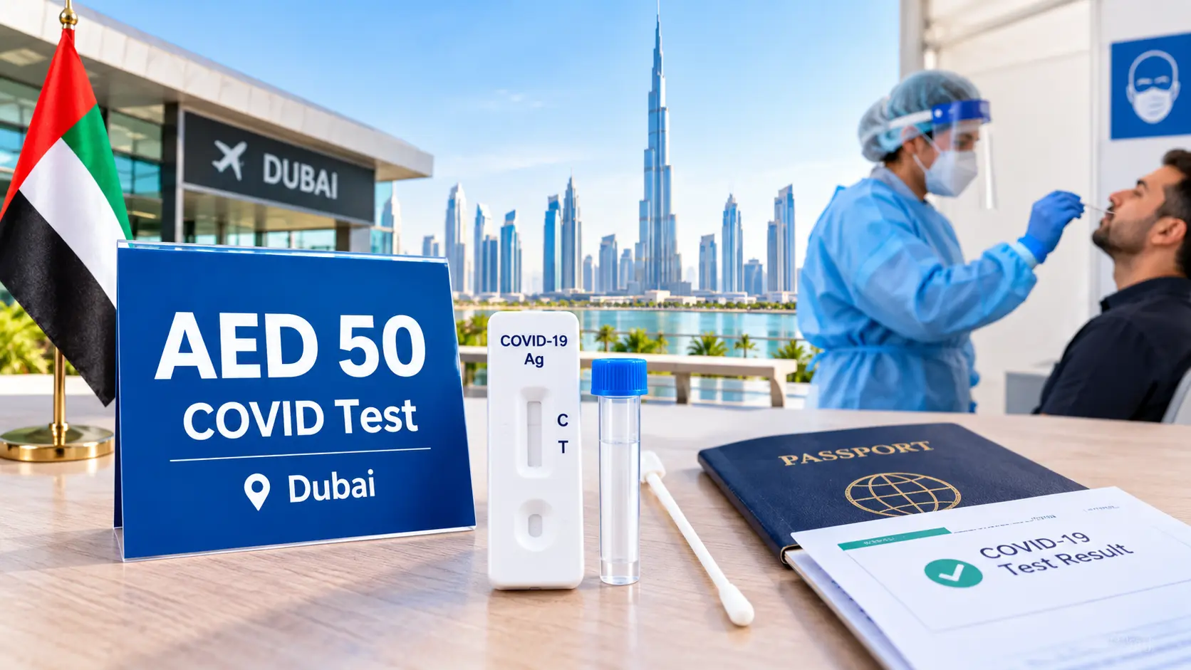 50 AED COVID Test Dubai: Full Guide to Cost, Availability & Current Rules